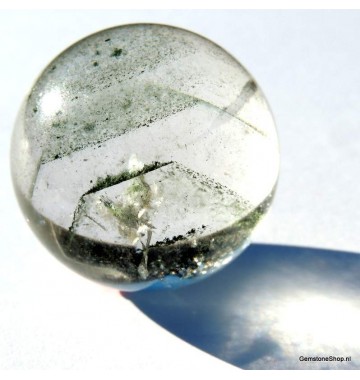 Chlorited quartz sphere 37mm