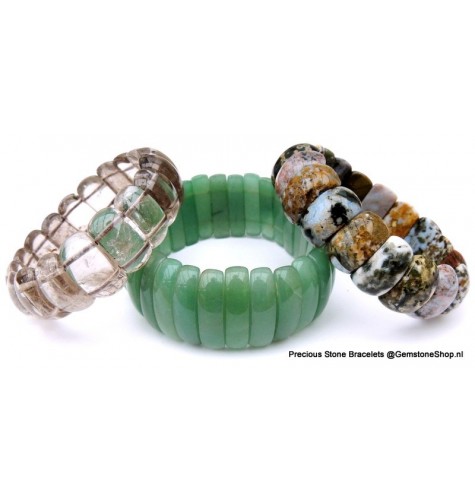 Elastic Prescious Stone Bracelets