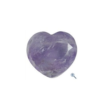  Heart Amethyst faceted