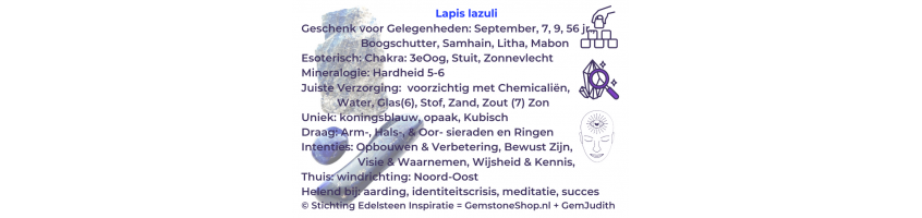 lapis lazuli in hoge kwaliteit en kwantiteit in voorraad in Gemstoneshop.nl