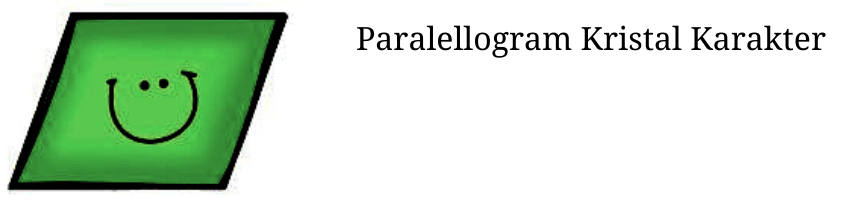 paralellogram kristal karakter
